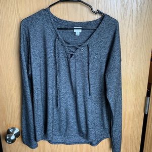 Black/grey long sleeve